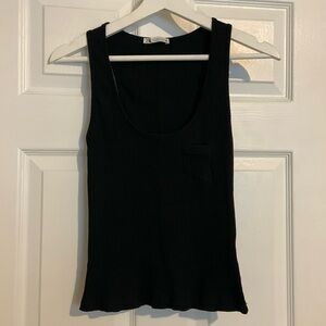 ZARA - cropped ribbed tank top